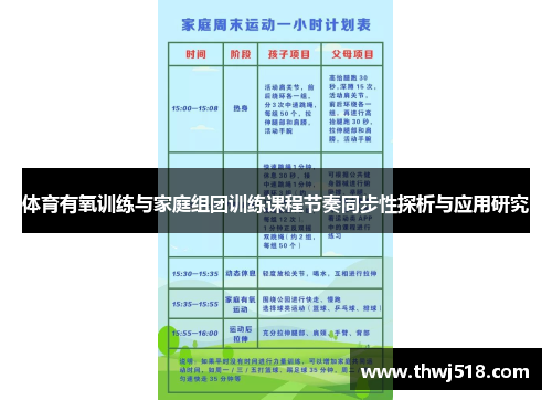 体育有氧训练与家庭组团训练课程节奏同步性探析与应用研究